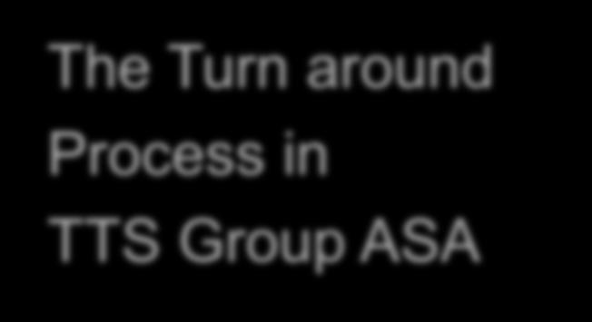 TTS GROUP ASA The Turn around Process in TTS Group ASA Hordaland på