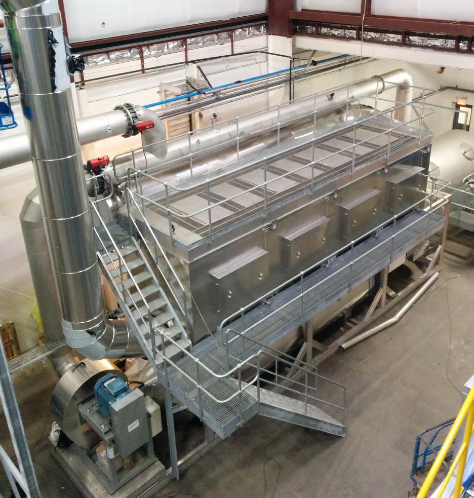 and pentane Gas scrubbers and Thermal Oxidiser installed in Catalytic Abatement Plant