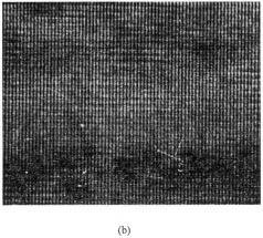 TEM images of the InGaN/GaN MQW structure under (a) Mg+In codoped layer (sample D) and (b) Mg+Si codoped layer (sample C). of p-down LED with Mg In codoped interlayer (i.e., sample D) and p-down LED with Mg Si codoped interlayer (i.