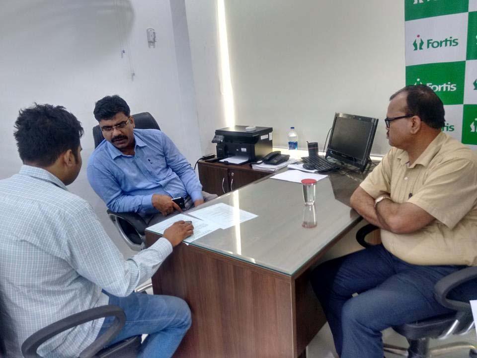 HEALTH CHECK UP CAMP BY FORTIS HOSPITAL AT EAST KIDWAI NAGAR PROJ. Health Check-up Camp by `FORTIS HOSPITAL, Vasant Kunj, New Delhi, has been organized by CGM(Engg.