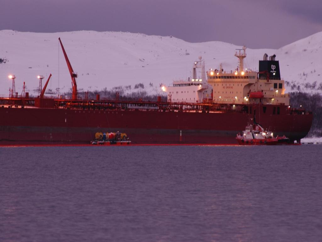 Destination shipping December 2005, first transhipment of Siberian gas condensate
