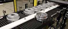 ORIENTING Ensures gentle product handling for organized conveying