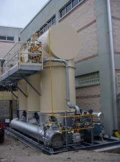 Oxidizers (RTO s) Combustion air source for digester gas engines or boilers Advantages Effective odor control for a wide