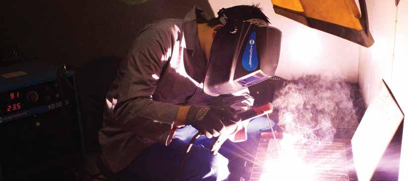 For repair welding of cracked cast iron parts or joining components made of steel, copper or nickel materials to castings.