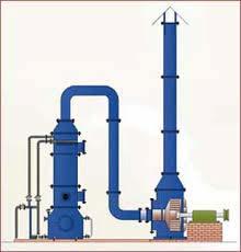 Air Polution Control system TechMech supplies FRP scrubber systems as per customers needs.