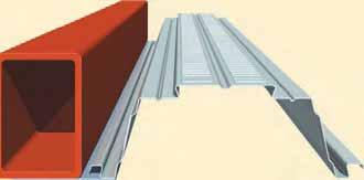 Construction details Deep composite floor decks Steel trims 20 50 Slab depth 190