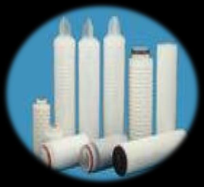 CARTRIDGE FILTERS Cartridge filters are used to remove particulate matter from the feed to RO membranes They