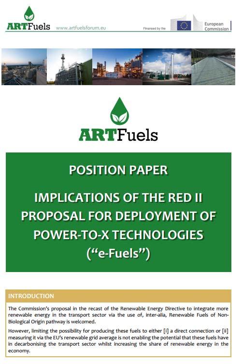 ART Fuels Forum and EU Policy: The RED II debate The new Directive on Renewable Energy (RED II)