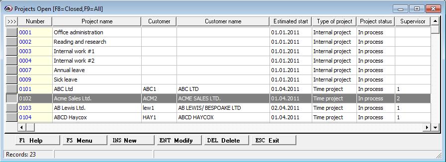 Payment history View the payment history for the customer. Notebook Ctrl+M Set up or view additional information for the customer in a notebook. The notebook can hold several sheets.