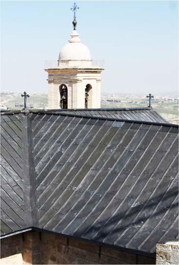 10 ROOF CROSSES AND LIFELINE SYSTEM: Roof Crosses: The original contract with the contractor includes the replacement of the existing four crosses at the four sides of the basilica and one cross at