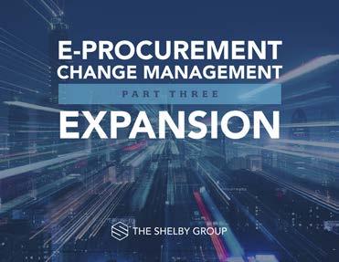 building your e-procurement change management STRATEGY.