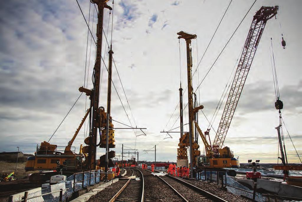 BAUER Technologies added value to the project by using its experience of previous work on similar technically demanding projects carried out in a rail environment.