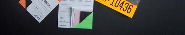 You have the option to combine paper and synthetic stocks. SELF-SEALING LAMINATED TAGS withstand harsh outdoor elements.