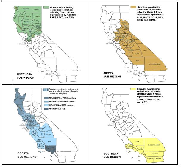 Compare Sub-Regional Inventory with Impairment at Monitors Target in-state sources of precursors with greatest likelihood of reducing impairment in the region, if the resulting haze species are