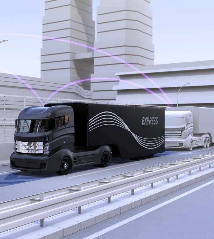 Truck Platooning Up to 7% less fuel consumption and nearly half of space needed In a lot of European countries distance between motorway on-ramps and exits is too short for efficient platooning