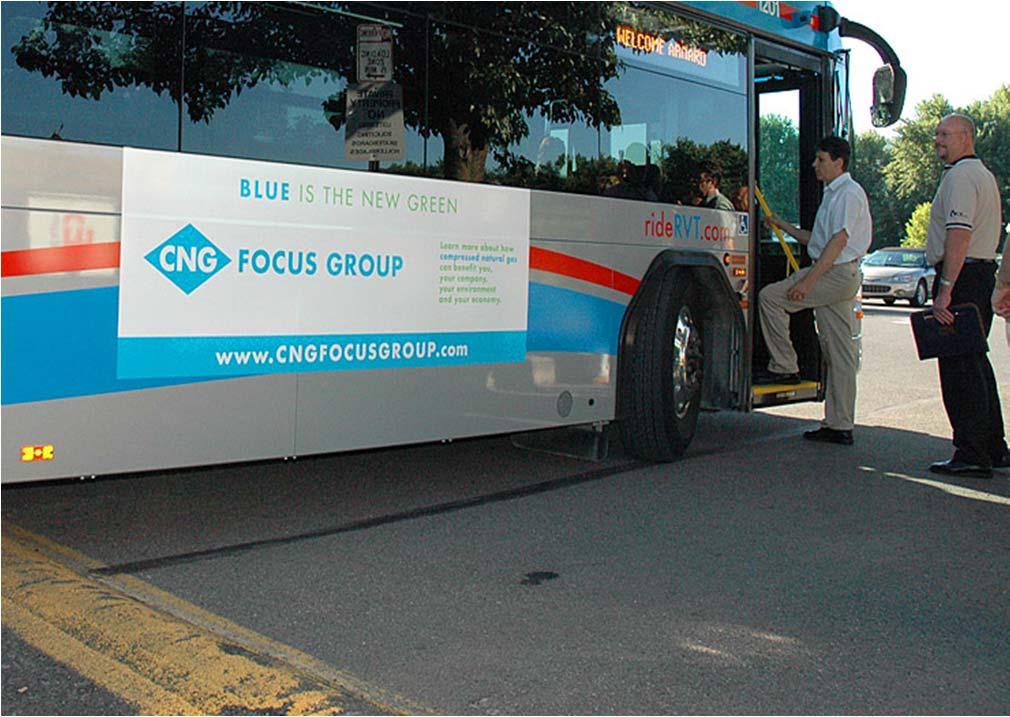 UGI NGV Successes RVT Buses 4 of 30 new Transit CNG Buses Dedicated CNG $400,000 per year fuel savings