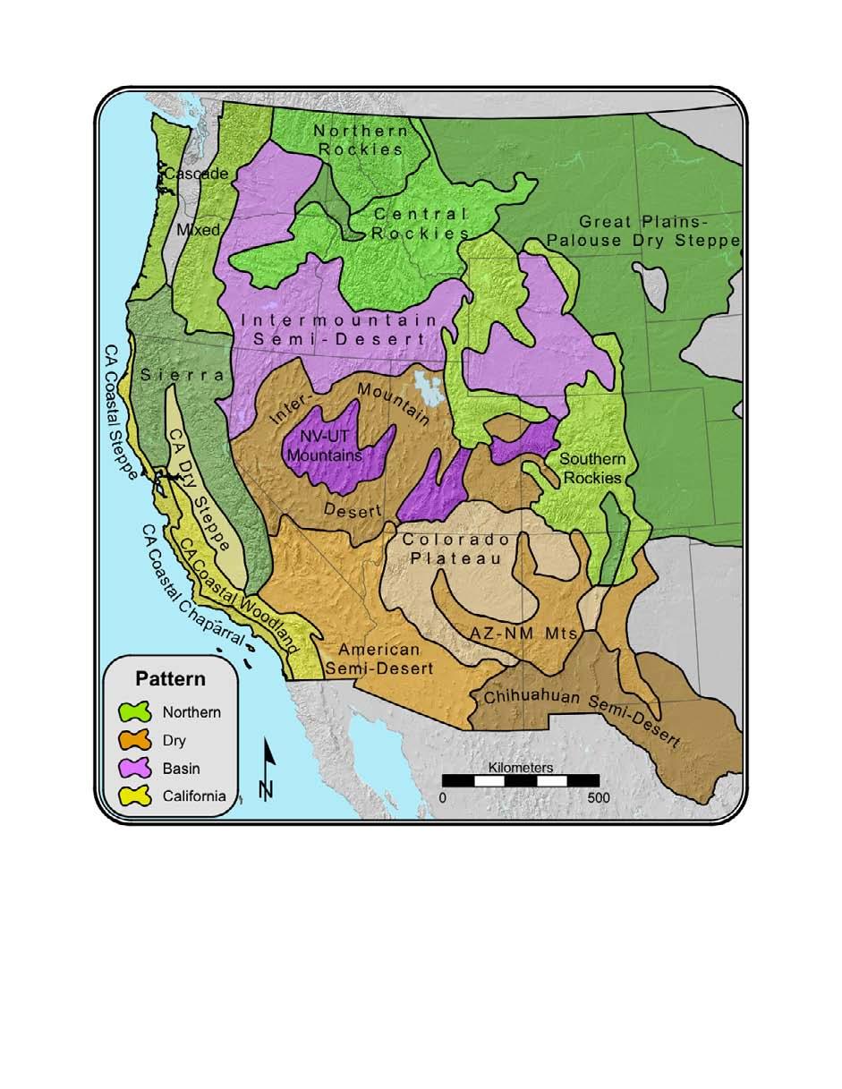 Climate and fire area burned, 1977-2003: an ecologically based study in the American West Generalized linear models to scale area-burned statistics to