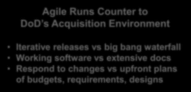 releases vs big bang waterfall Working software vs extensive docs
