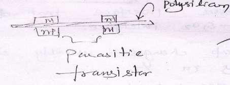 B. Isolation Two transistors are isolated by limiting the conduction of the parasitic transistor.