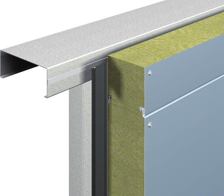 E 8. Fix the panels with a minimum of 3 No. suitable austenitic stainless steel fixings per panel support*.