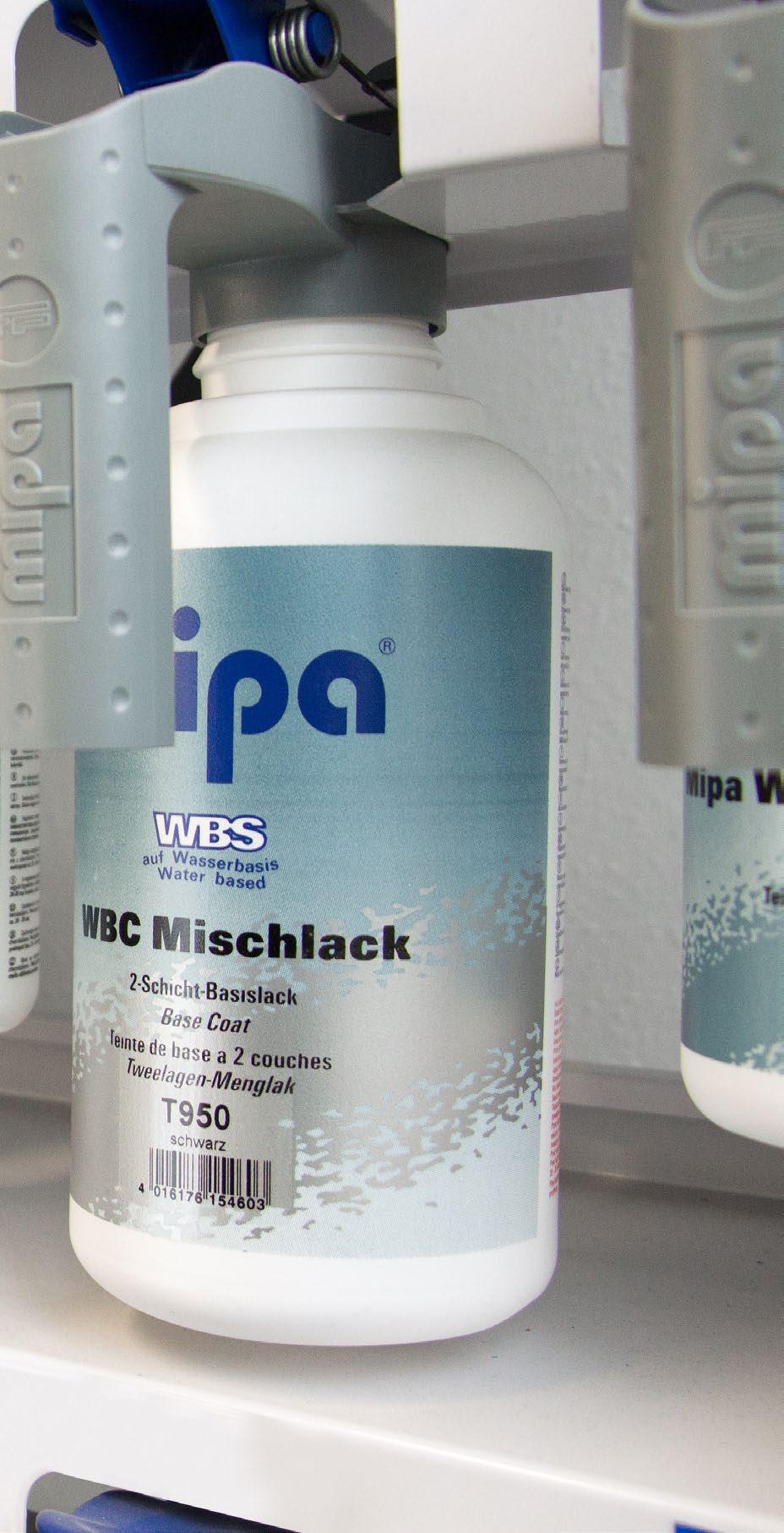 Highest quality In addition to Mipa WBC-basecoats, numerous other products ensure not only car coatings of the highest