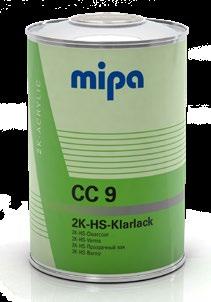 Mipa WBS Reiniger FINAL has been devel- oped particularly for cleaning the basecoat layers prior to recoating with Mipa