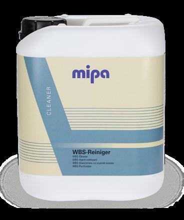 Moreover, the waterborne basecoat Mipa WBC can be applied as singl