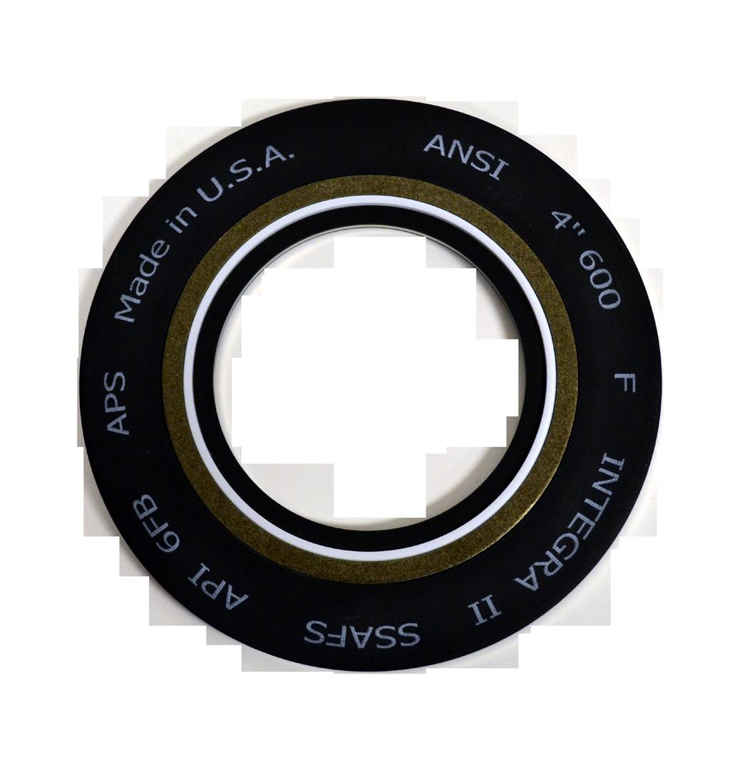 The PTFE seal shall be located so as to provide sealing for either flat, raised or RTJ face flanges, and also shall be pressure and spring energized.