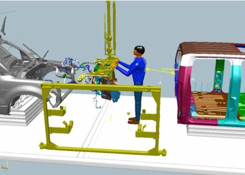 Virtual manufacturing technology allows Ford to quickly add various models into an existing facility or to reconfigure an existing facility to produce a new model.