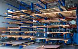 Cantilever racking allows you to use your warehouse space more efficiently - space is not wasted and horizontally stored goods can be stacked above each other while still allowing access to each