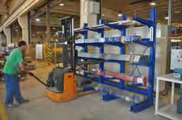 The Light Duty Cantilever racking can be configured in a wide range of versions, to satisfy most storage