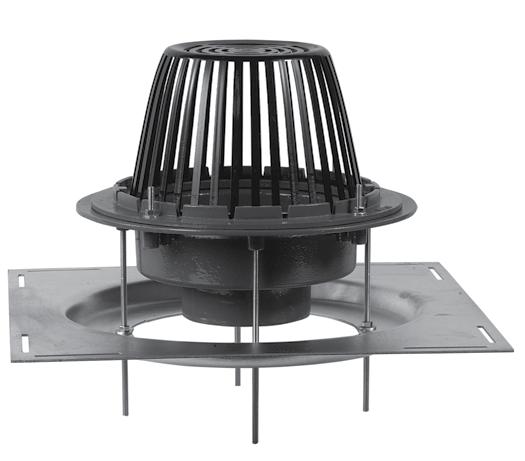 RD-300 High Volume Roof Drains High Volume Roof Drain Catalog Number Outlet Size Wt., lbs. List Price RD-302, 3, 4 2, 3, 4" 30 $491.99 RD-305, 6 5, 6" 30 704.99 RD-308, 10 8, 10" 30 916.