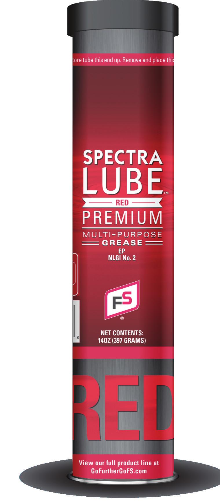 FS SPECTRA LUBE RED Premium EP, Lithium Complex, Heavy-Duty Grease FS Spectra Lube Red is a high-quality lithium complex lubricating grease formulated with an advanced extreme-pressure/anti-wear
