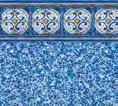 Deep Blue Fusion Tile Hgt 7" 