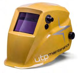 UTP Maintenance weldcare All-round protection Welding helmet Guardian 50 Developed for a wide range of welding and grinding applications Nylon shell Headband with adjustable length and angle