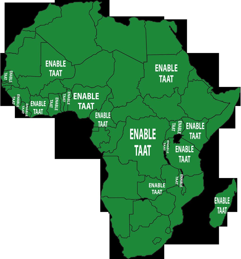 Countries of operation The ENABLE-TAAT project will operate in
