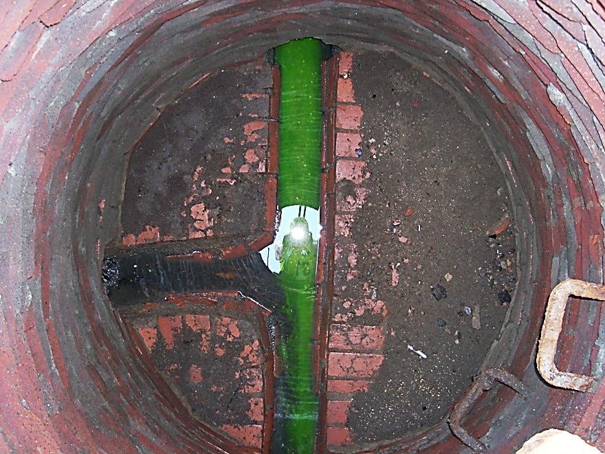 Detection Tools Sandbags in manhole Dye testing TV of pipes Smoke