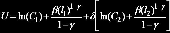 (b) Show that (c) Show that consumption in period 2 is higher relative to period 1 if τ 1 > τ 2. 7. Suppose a household lives for two periods, 1 and 2, and has no initial wealth.