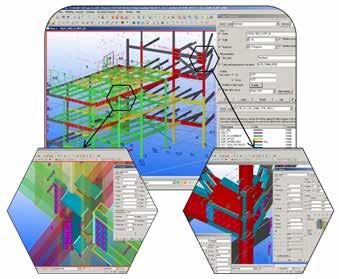 3D Review SHEMC is one of the first projects where the engineering team reviewed the structural steel in a 3D environment without shop drawings.