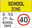 School speed limits