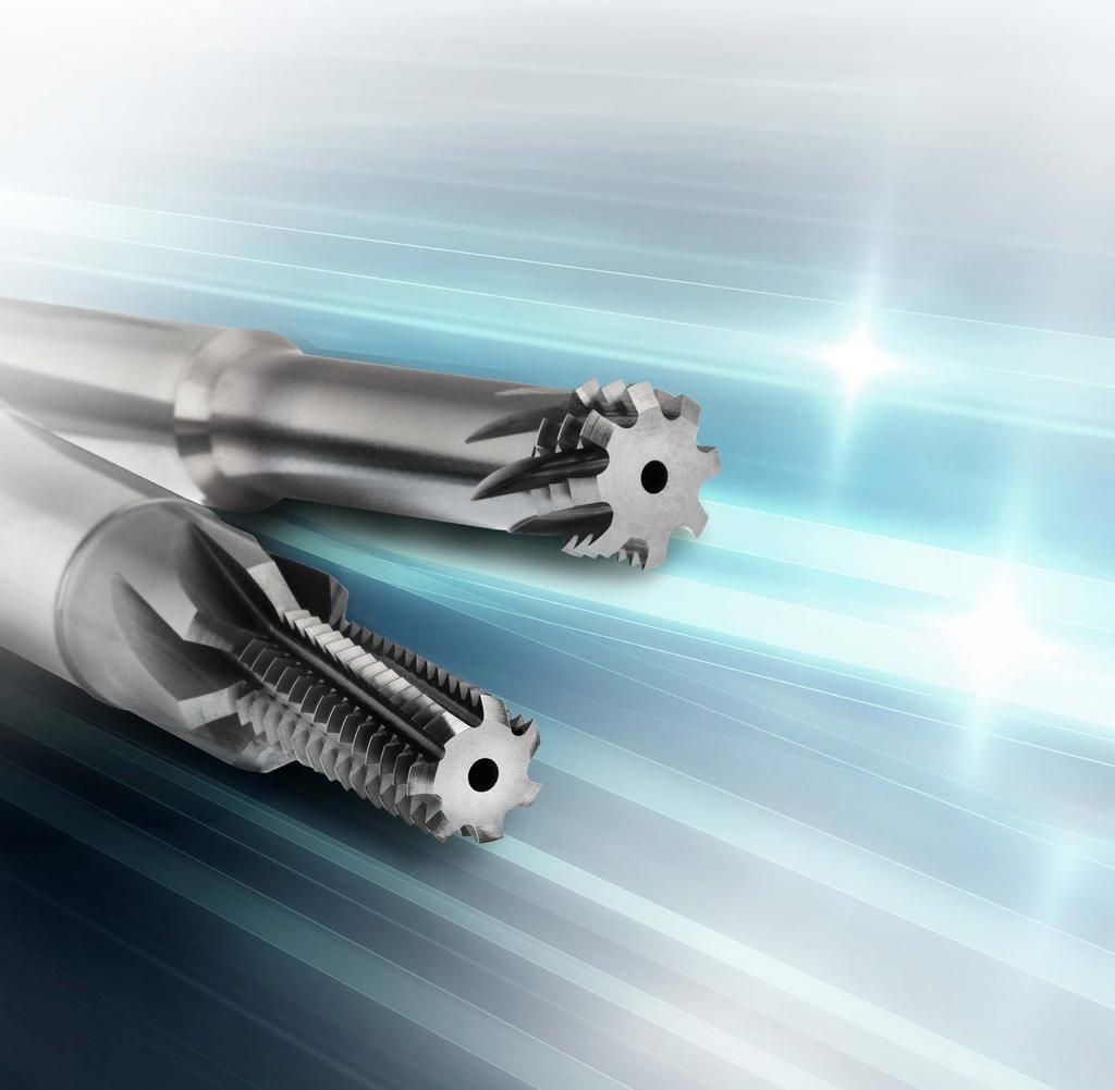 increase in tool life by up to 100 % reliable machining and even
