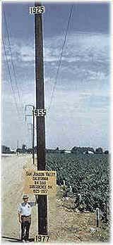 This is a picture of the San Joaquin Valley southwest of Mendota in the agricultural area of California.