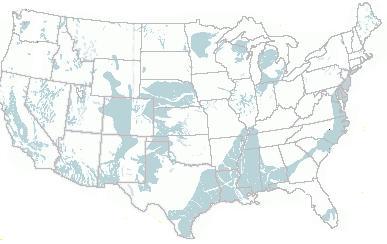 Source: U.S. Geological Survey (Circular 1182) Regions of the United States where land subsidence has