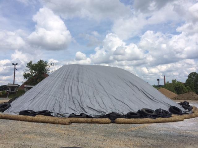 6. Pollution prevention/good housekeeping for municipal operations Covered bulk material storage at Hopkins Rd. Vehicle Maintenance Facility.