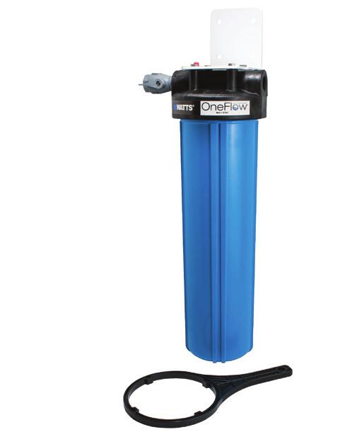 Water Quality Products Section 07 WATER CONDITIONING OneFlow Anti Scale System Connection Sizes: 1 2 and 3 4 (15 and 20mm) Flow Rates: From 0.5 gpm to 4 gpm (1.9 lpm to 15.