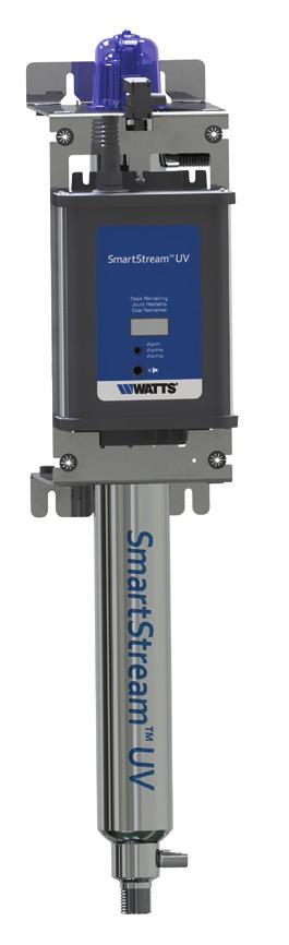 Water Quality Products Section 07 ULTRAVIOLET Watts SmartStream B Series UV Systems The Watts SmartStream B Series of UV systems incorporate revolutionary new concepts into a time tested disinfection