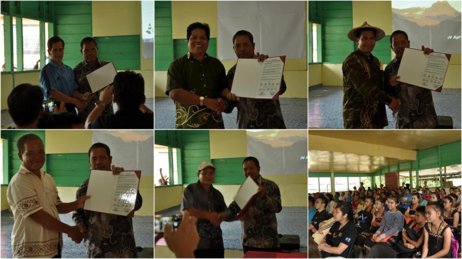 Melangkap Document and Community Protocol Presentation of the signed community protocol (protocol