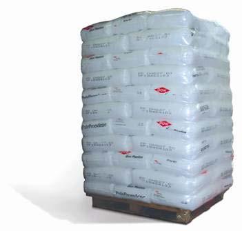 Heavy-Duty Shipping Sacks By using higher-performance resins, Dow has been able downgauge heavy-duty shipping sacks used to package and transport our own resins by 40 percent.