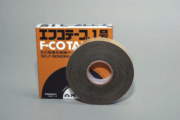 F-CO TAPE NO.1 F-CO TAPE NO.1 is a self-bonding tape composed mainly of a butyl rubber-based adhesive material, which is formed into the shape of tape.