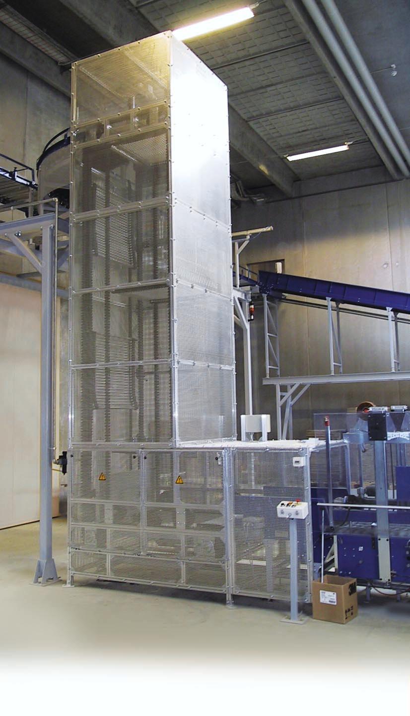 Continuous Horizontal-Vertical Conveying of Unit loads As experts in vertical conveying we offer you the most practical solution for every task.